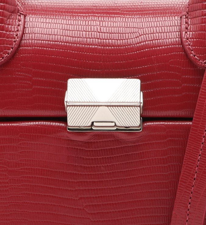 The 2020 Bowling Crossbody Lezard Red The 2020 Bowling Crossbody Lezard Red