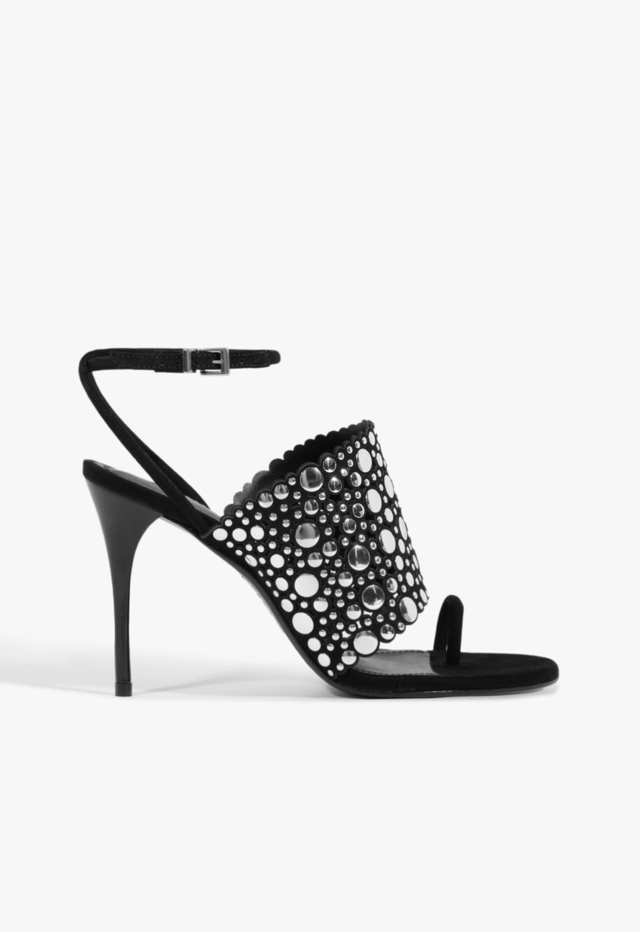 Sandália Astra Studs Couro Preto | Schutz