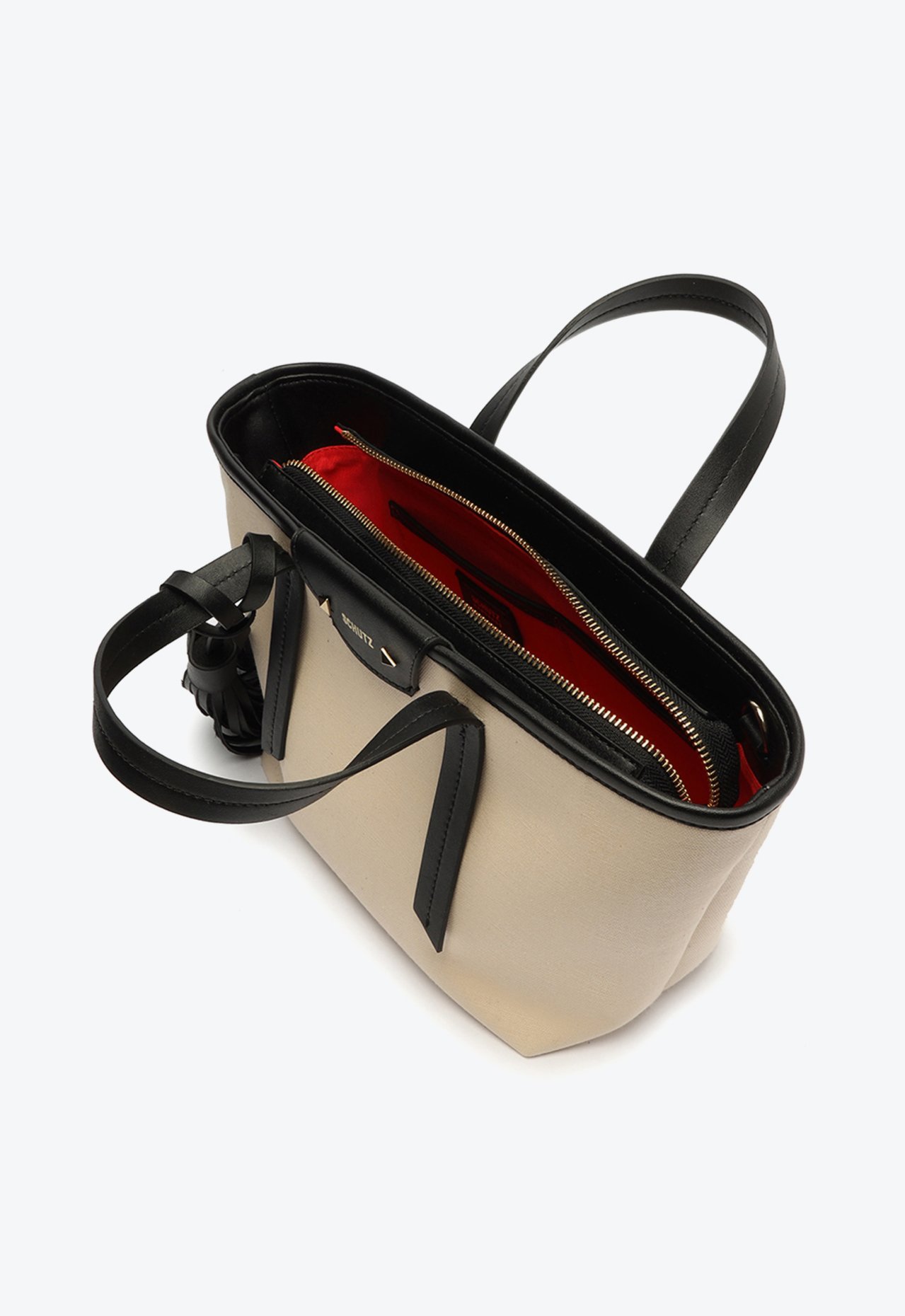 Bolsa Mini Tote Lanna Lona Cru | Schutz