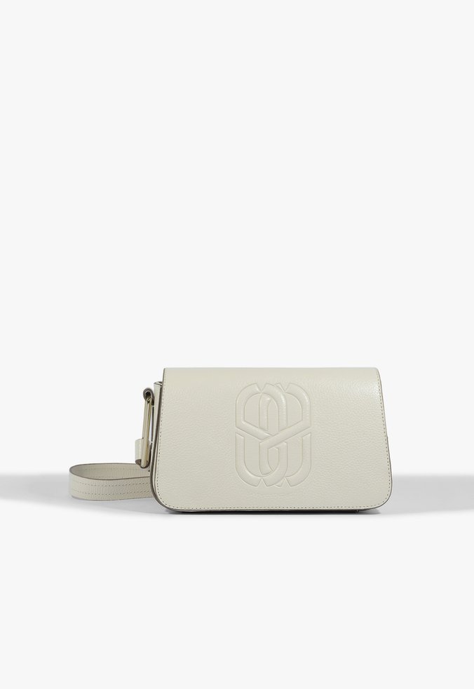 Bolsa Tiracolo Couro Pequena Branca