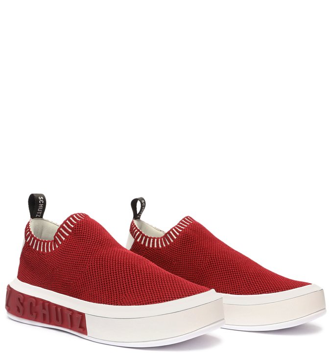 Tênis It Schutz Knit Vermelho Tênis It Schutz Knit Vermelho