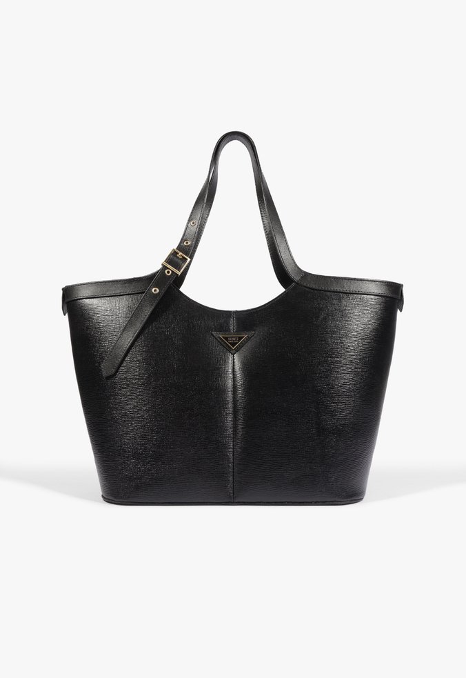 Bolsa Shopping Yani Grande Couro Preto