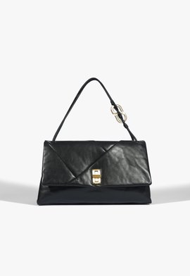 Bolsa Tiracolo Shoulder Reese Média Couro Preta