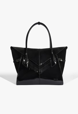 Bolsa Sinner Tote Grande Couro Preta