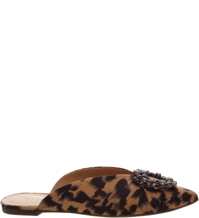 Flat Mule Glam Animal Print Flat Mule Glam Animal Print