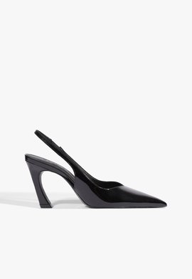 Scarpin Slingback Lexi Couro Preto
