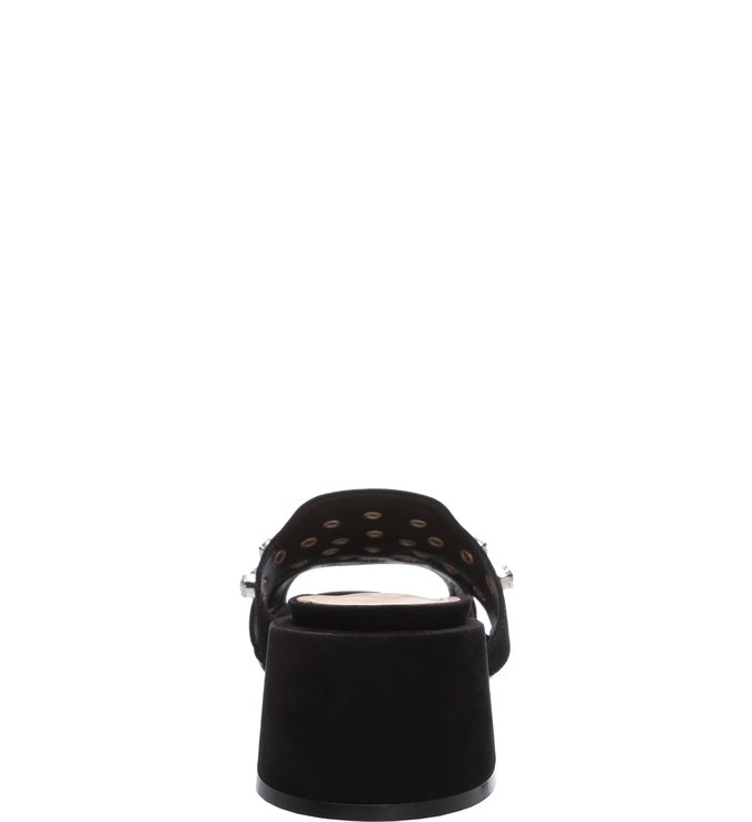 Mule Chunky Nobuck Black Mule Chunky Nobuck Black