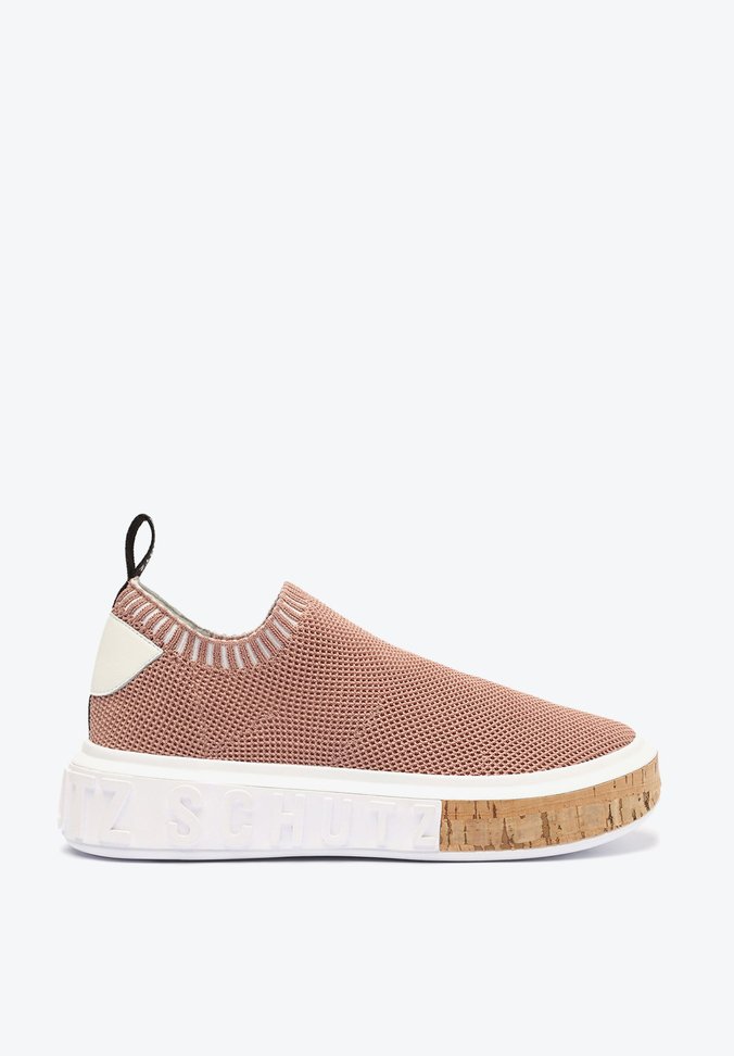 Tênis It Schutz Knit Rosa Claro
