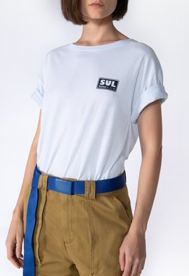 Camiseta Manga Curta Azul