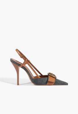 Scarpin Pep Toe Claudi Bico Fino Jeans