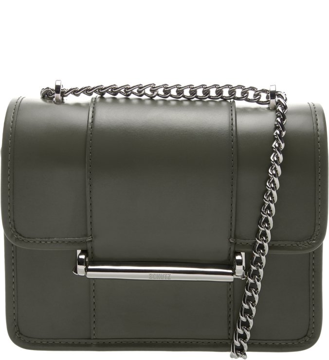 Bolsa Tiracolo Chain Minimal Verde