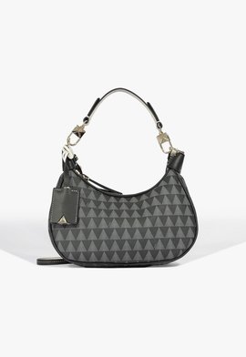 Bolsa Shouder Couro Triangle Preta