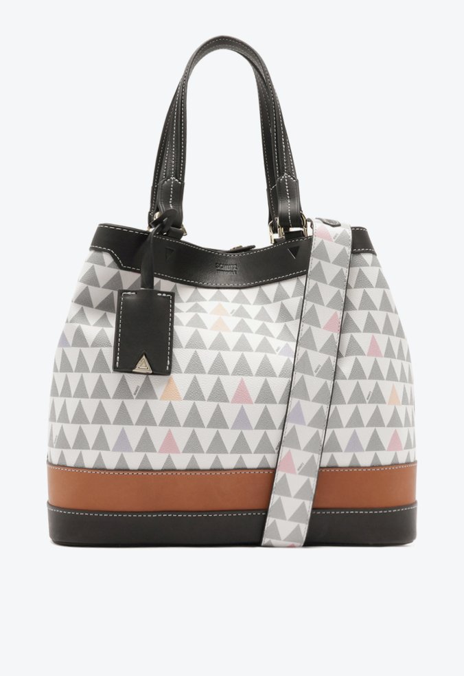 Bolsa Shopping Neo Emma Triangle Branca