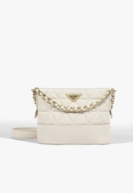 Bolsa Tiracolo Mini Hobo 944 Couro Branca