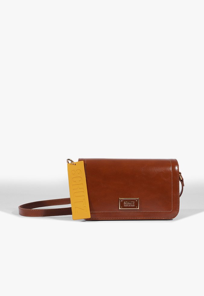 Bolsa Crossbody Pequena Marrom