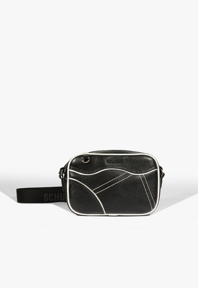 Bolsa Tiracolo Média Garden Preta