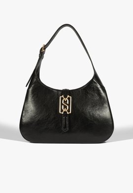 Bolsa Hobo Hobo Camille Grande Couro Preta