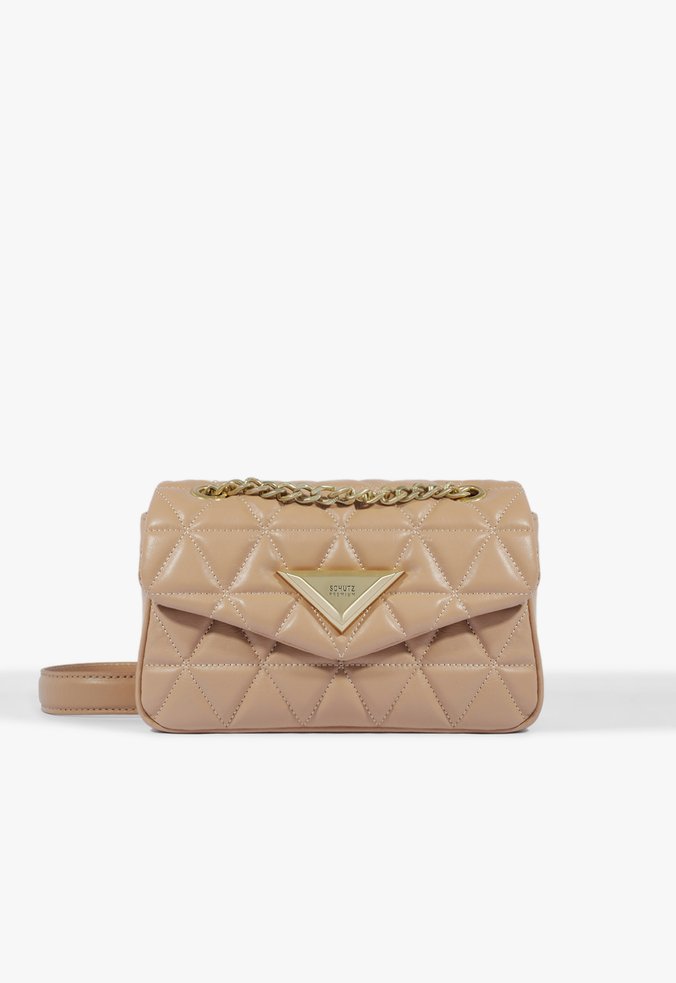 Bolsa Tiracolo Média 944 Couro Bege