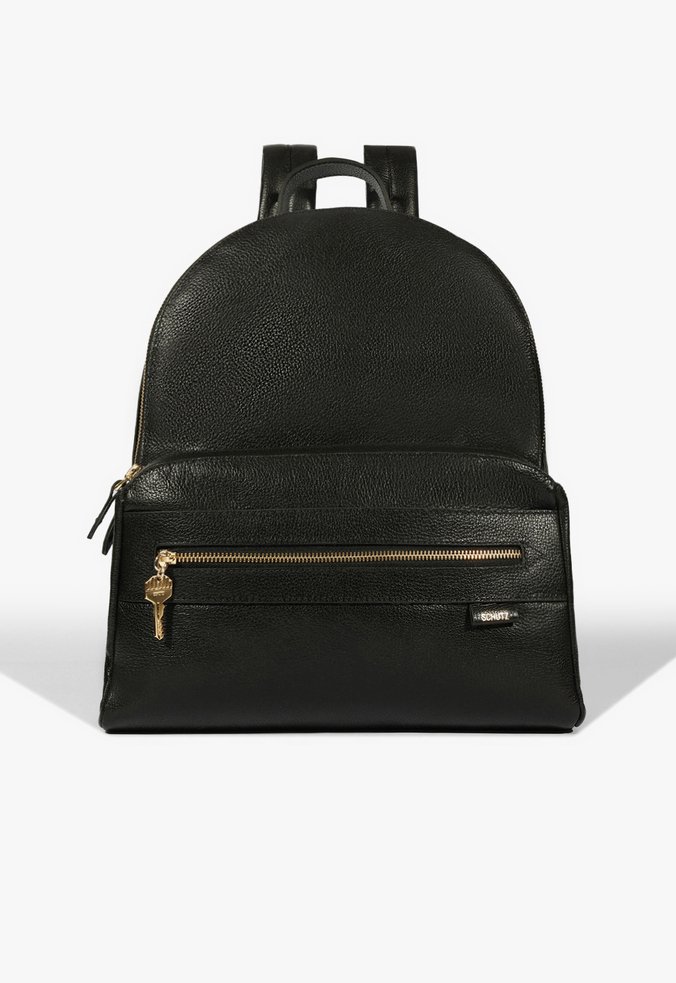 Mochila Couro Preta