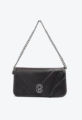 Bolsa Shoulder Couro S Preta