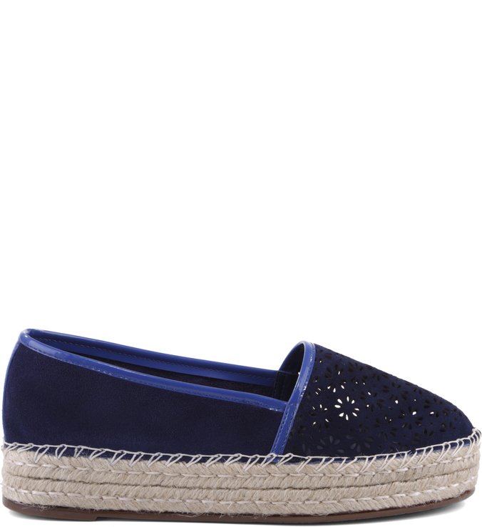Espadrille Flatform Dress Blue
