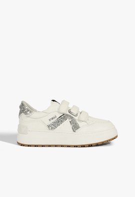 Tênis ST Bold Couro Branco Glitter