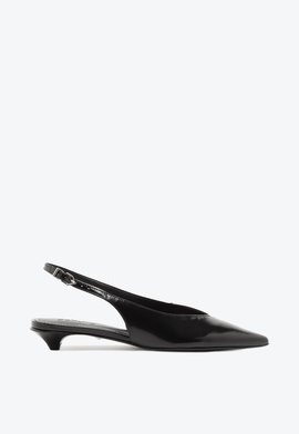 Mule Adelle Couro Preto