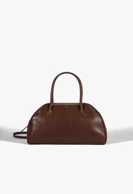 Bolsa Bowling Bowling Tate Média Couro Marrom