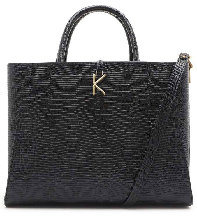 Shopping Bag A to Z Black Shopping Bag A to Z Black