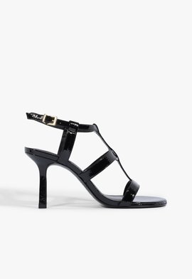 Sandalia Mirelle Couro Preto