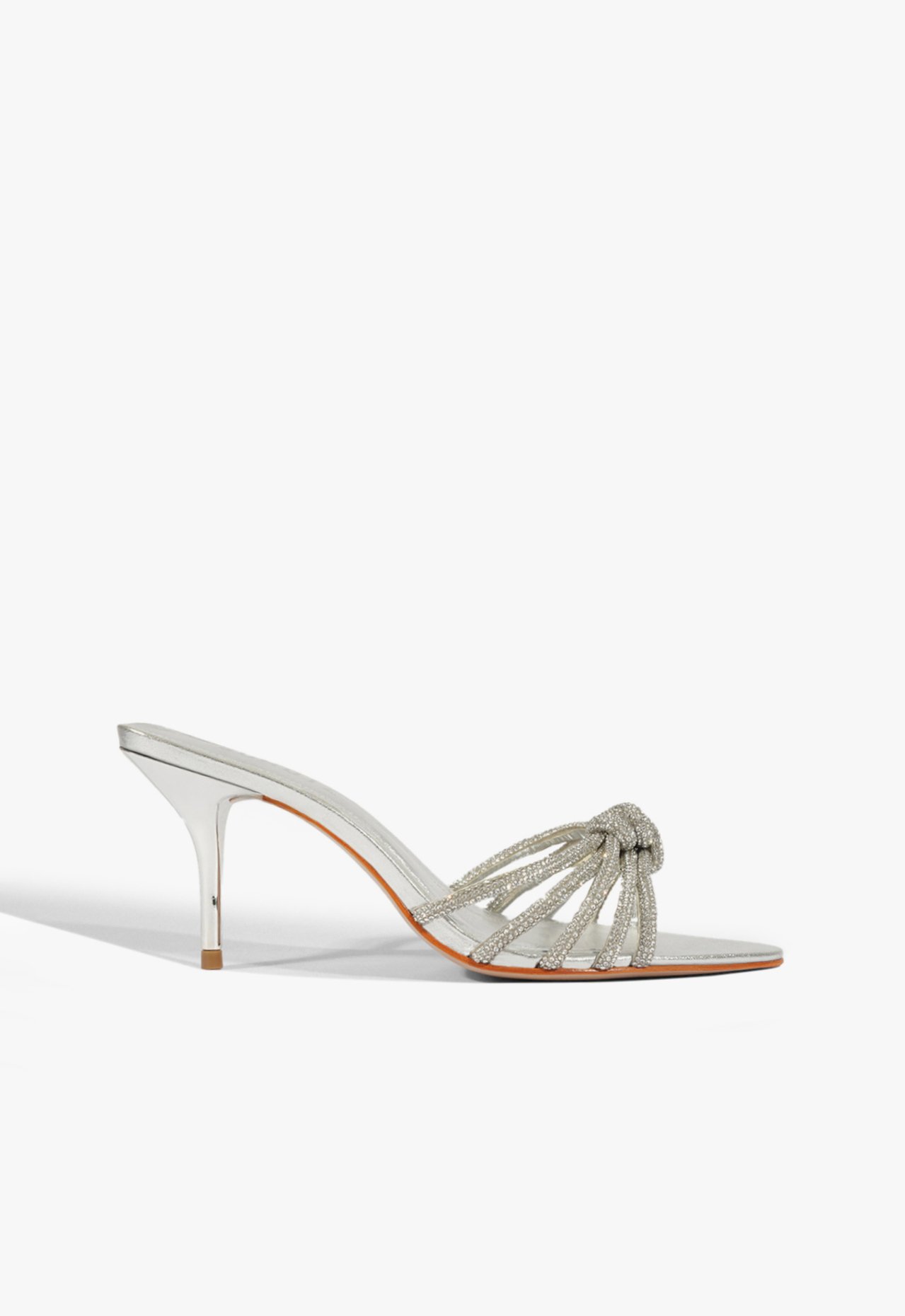 Tamanco Mule Pearline Glam Prata | Schutz