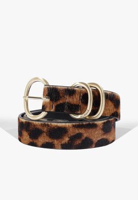 Cinto Wild Couro Animal Print