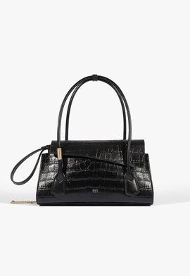 Bolsa Tote Bryan Média Couro Preta